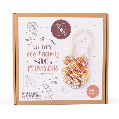 Creative Set creație pentru confecționare sacoșe macramé pentru cumpărături - 3 bucăți Creative Set creație pentru confecționare sacoșe macramé pentru cumpărături - 3 bucăți