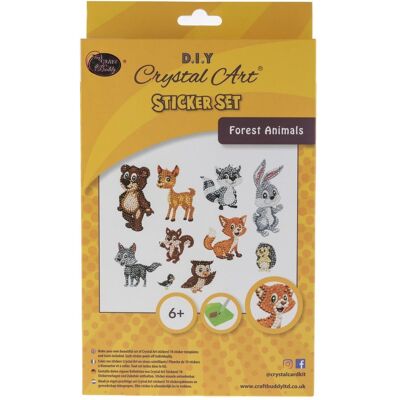 Creative Pictat cu diamante, set autocolante animale din pădure - 1 ansamblu Creative Pictat cu diamante, set autocolante animale din pădure - 1 ansamblu