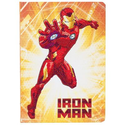 Creative Pictat cu diamante, caiet Marvel Iron Man - 3 bucăți Creative Pictat cu diamante, caiet Marvel Iron Man - 3 bucăți