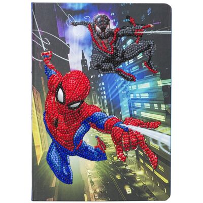 Creative Pictat cu diamante, caiet Marvel Spiderman - 3 bucăți Creative Pictat cu diamante, caiet Marvel Spiderman - 3 bucăți