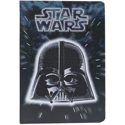Creative Pictat cu diamante, caiet Star Wars Dart Vader - 1 bucată Creative Pictat cu diamante, caiet Star Wars Dart Vader - 1 bucată