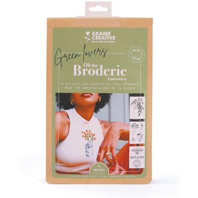 Creative Set de broderie pentru recondiționarea hainelor, model Nature - 3 seturi Creative Set de broderie pentru recondiționarea hainelor, model Nature - 3 seturi