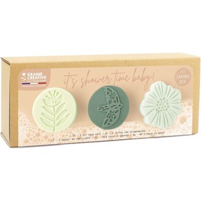 Creative Set creație pentru confecționare săpun Shower time nature - 3 seturi Creative Set creație pentru confecționare săpun Shower time nature - 3 seturi
