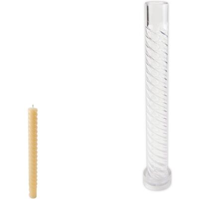 Creative Matriță din policarbonat pentru lumânare înaltă spiralată 31x260mm - 3 bucăți Creative Matriță din policarbonat pentru lumânare înaltă spiralată 31x260mm - 3 bucăți
