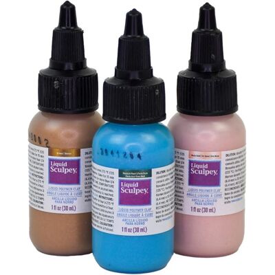 Sculpey set pastă polimerică lichidă pentru modelaj 3buc culori Glam metalice - 3 seturi Sculpey set pastă polimerică lichidă pentru modelaj 3buc culori Glam metalice - 3 seturi