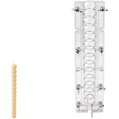 Creative Matriță din policarbonat pentru lumânare în formă de coloană de bile 25x250mm - 1 bucată Creative Matriță din policarbonat pentru lumânare în formă de coloană de bile 25x250mm - 1 bucată