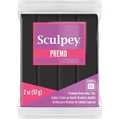 Sculpey PREMO neagră - 5 bucăți - 5 bucăți Sculpey PREMO neagră - 5 bucăți - 5 bucăți