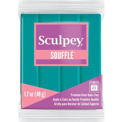Sculpey SOUFFLÉ Seaglass turcoaz - 5 bucăți - 5 bucăți Sculpey SOUFFLÉ Seaglass turcoaz - 5 bucăți - 5 bucăți