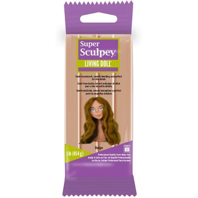 Sculpey Super Living Doll bej deschis - 3 bucăți Sculpey Super Living Doll bej deschis - 3 bucăți