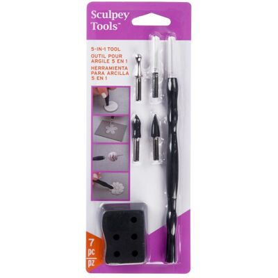 Sculpey set de ustensile 5în1 - 3 seturi Sculpey set de ustensile 5în1 - 3 seturi