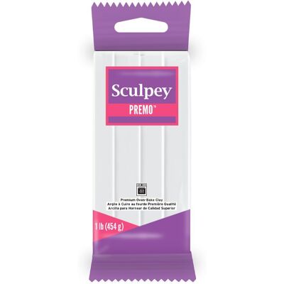 Sculpey PREMO 454g albă - 3 bucăți Sculpey PREMO 454g albă - 3 bucăți