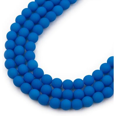 Mărgele presate Estrela NEON 4mm albastre - 450 bucăți Mărgele presate Estrela NEON 4mm albastre - 450 bucăți