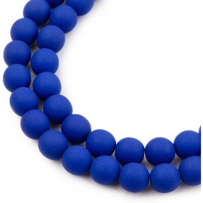 Mărgele presate Estrela NEON 8mm albastru închis - 220 bucăți Mărgele presate Estrela NEON 8mm albastru închis - 220 bucăți
