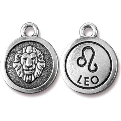TierraCast pandantiv Leo (Leu) culoare argintiu învechit - 5 ks TierraCast pandantiv Leo (Leu) culoare argintiu învechit - 5 ks