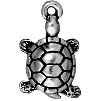 TierraCast pandantiv Turtle culoare argintiu învechit - 5 ks TierraCast pandantiv Turtle culoare argintiu învechit - 5 ks