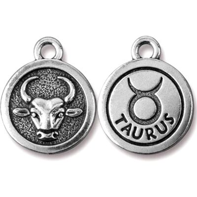 TierraCast pandantiv Taurus (Taur) culoare argintiu învechit - 5 ks TierraCast pandantiv Taurus (Taur) culoare argintiu învechit - 5 ks