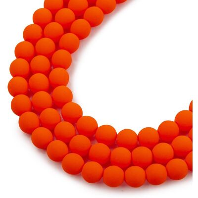 Mărgele presate Estrela NEON 6mm portocalii - 300 bucăți Mărgele presate Estrela NEON 6mm portocalii - 300 bucăți