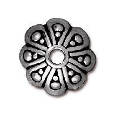 TierraCast căpăcel Oasis 8mm culoare argint învechit - 10 ks TierraCast căpăcel Oasis 8mm culoare argint învechit - 10 ks