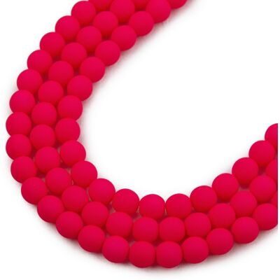 Mărgele presate Estrela NEON 4mm roz - 450 bucăți Mărgele presate Estrela NEON 4mm roz - 450 bucăți