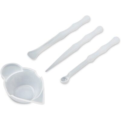 Creative Set din silicon pentru amestecarea rășinii de cristal - 5 bucăți - 5 bucăți Creative Set din silicon pentru amestecarea rășinii de cristal - 5 bucăți - 5 bucăți