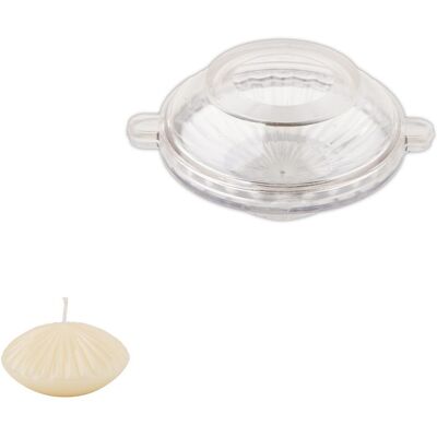 Creative Matriță pentru lumânări plutitoare de formă ovală cu model 50x28mm - 3 bucăți Creative Matriță pentru lumânări plutitoare de formă ovală cu model 50x28mm - 3 bucăți