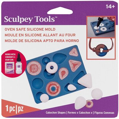 Sculpey matriță pentru caboșoane - 3 bucăți Sculpey matriță pentru caboșoane - 3 bucăți