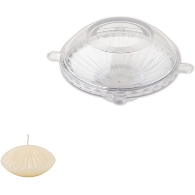 Creative Matriță pentru lumânări plutitoare de formă ovală cu model 70x36mm - 3 bucăți Creative Matriță pentru lumânări plutitoare de formă ovală cu model 70x36mm - 3 bucăți