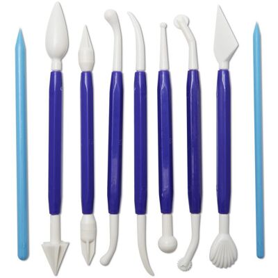 Creative Ustensile pentru modelare set 9buc - 3 bucăți Creative Ustensile pentru modelare set 9buc - 3 bucăți
