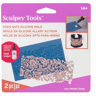 Sculpey matriță din silicon pentru copt cu dantelă - 1 bucată Sculpey matriță din silicon pentru copt cu dantelă - 1 bucată