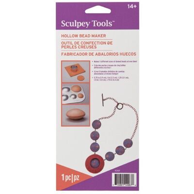 Sculpey matriță pentru arderea mărgelelor cave - 3 bucăți Sculpey matriță pentru arderea mărgelelor cave - 3 bucăți