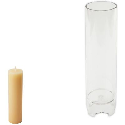 Creative Matriță din policarbonat pentru lumânare în formă de cilindru 40x150mm - 3 bucăți Creative Matriță din policarbonat pentru lumânare în formă de cilindru 40x150mm - 3 bucăți