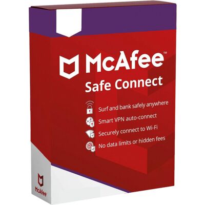 McAfee Safe Connect VPN - 5 dispozitive - 1 an McAfee Safe Connect VPN - 5 dispozitive - 1 an