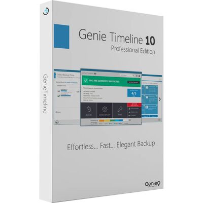 Genie9 Genie Timeline Professional 10 - Software de backup Genie9 Genie Timeline Professional 10 - Software de backup