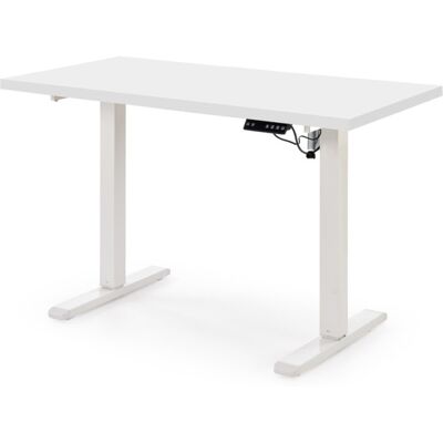 Halmar Masa de birou cu functie de reglare a inaltimii B54 alb/alb L120 cm Halmar Masa de birou cu functie de reglare a inaltimii B54 alb/alb L120 cm