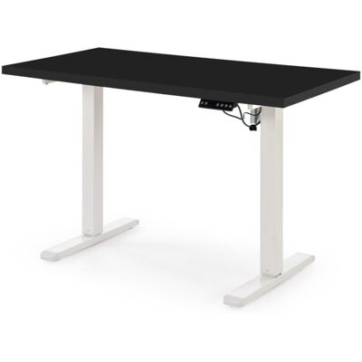Halmar Masa de birou cu functie de reglare a inaltimii B54 negru/alb L120 cm Halmar Masa de birou cu functie de reglare a inaltimii B54 negru/alb L120 cm
