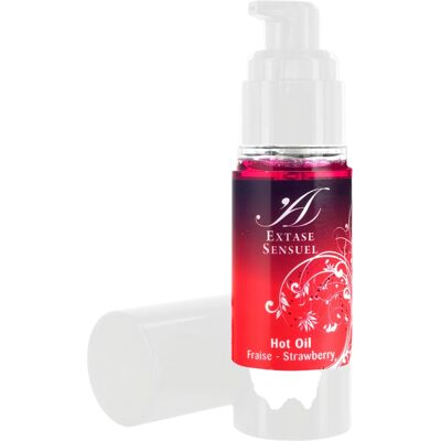 Extase Sensuel - ulei de masaj încălzitor - căpșuni - 30ml Extase Sensuel - ulei de masaj încălzitor - căpșuni - 30ml
