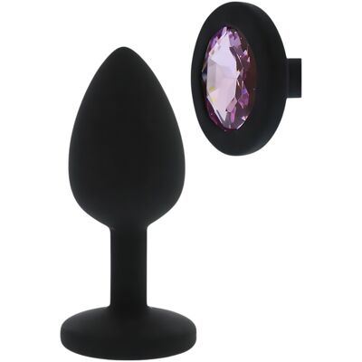 Dream Toys All time Favorites - dop anal cu cristal mov - silicon - negru Dream Toys All time Favorites - dop anal cu cristal mov - silicon - negru