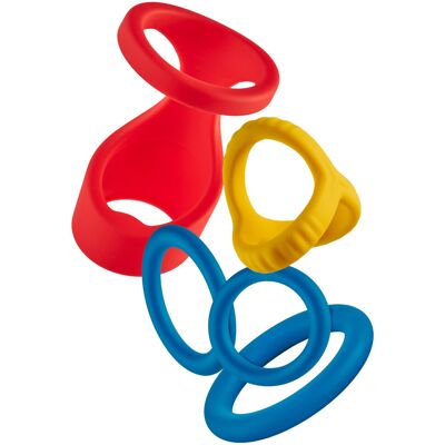 Dream Toys Dreamtoys Love Signal - set de inele pentru penis (multicolor) Dream Toys Dreamtoys Love Signal - set de inele pentru penis (multicolor)
