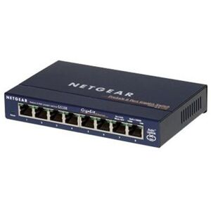 Netgear GS108GE 8Port 1000T switch Blå