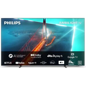 Philips 55OLED708 4K OLED Ambilight Google TV Mörk titan