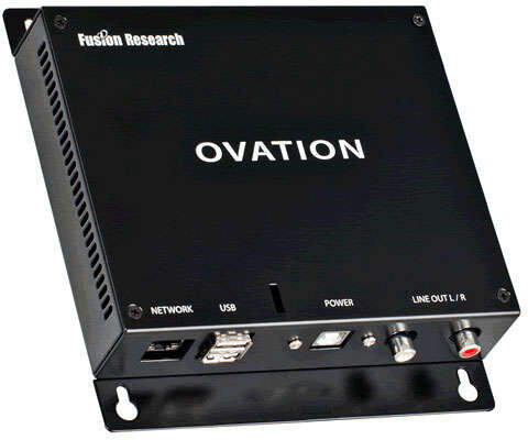 Fusion Signature Ovation Music Streamer Visning Svart Fusion Signature Ovation Music Streamer Visning Svart