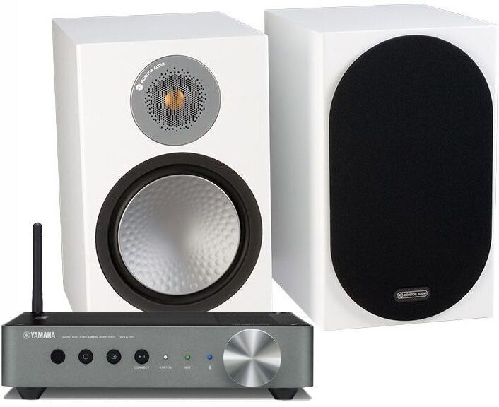 Yamaha WXA-50 + Monitor Audio Silver 100 Svart ek Yamaha WXA-50 + Monitor Audio Silver 100 Svart ek