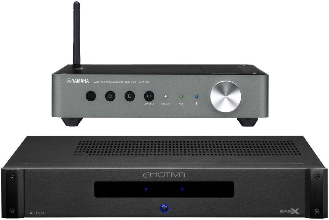 Yamaha WXC-50 + Emotiva BasX A-150 stereopaket Paket Yamaha WXC-50 + Emotiva BasX A-150 stereopaket Paket