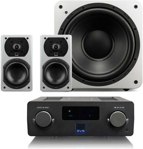 SVS Prime 2.1 + Wireless Soundbase Vit högblank SVS Prime 2.1 + Wireless Soundbase Vit högblank