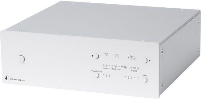 Pro-Ject DAC Box DS2 Ultra Silver/Valnöt Pro-Ject DAC Box DS2 Ultra Silver/Valnöt