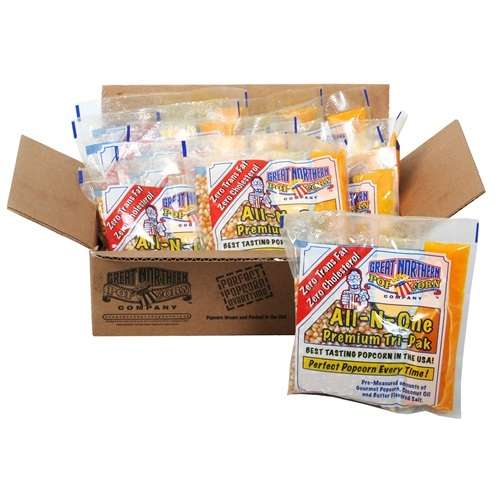 Great Northern Popcorn Portionsförpackning 6 oz 24 pack Gul