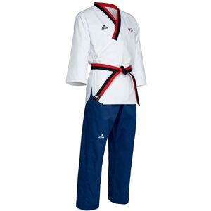 Adidas Poomsae dräkt Pojke Vit-Blå 170