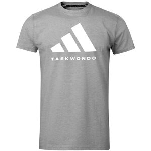 Adidas T-shirt Taekwondo Grå-Vit L