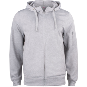 Budo & Fitness Clique Basic Active Hood Gråmelange S