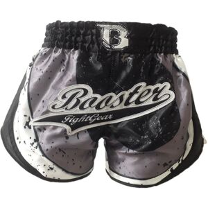 Booster Thaishorts Vortex 2 Svart-Grå-Vit M